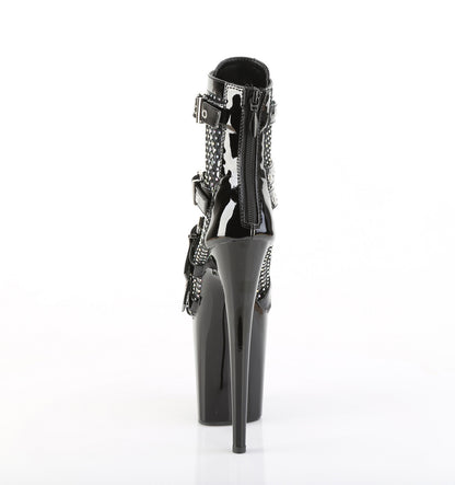 【PLEASER】FLAMINGO-1013RM シューズ Blk Pat-RS Mesh/Blk【取寄】