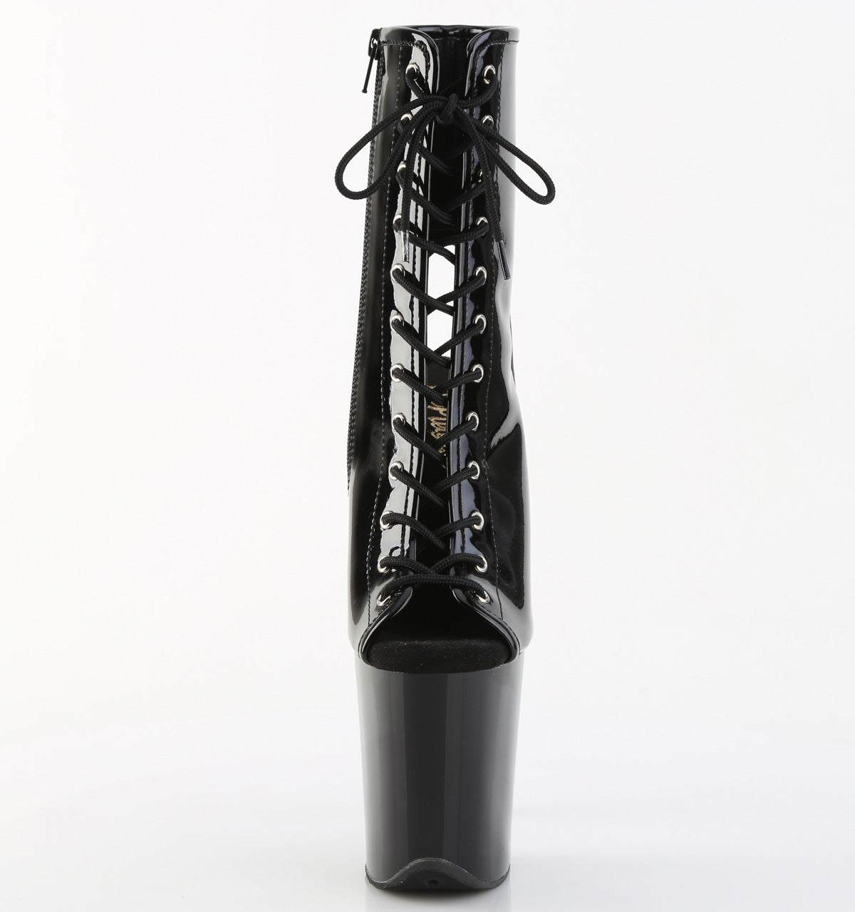 【PLEASER】FLAMINGO-1016 プラットフォームシューズ Blk Pat/Blk【取寄】