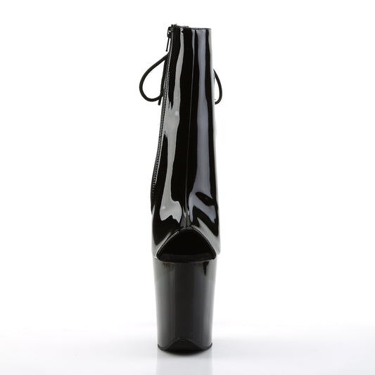 【PLEASER】FLAMINGO-1018 シューズ Blk Pat/Blk【取寄】
