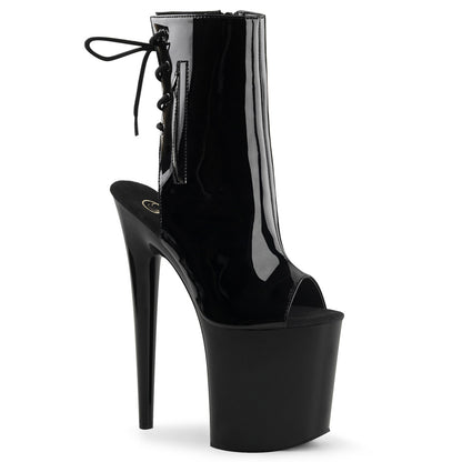 【PLEASER】FLAMINGO-1018 プラットフォームシューズ Blk Pat/Blk【取寄】
