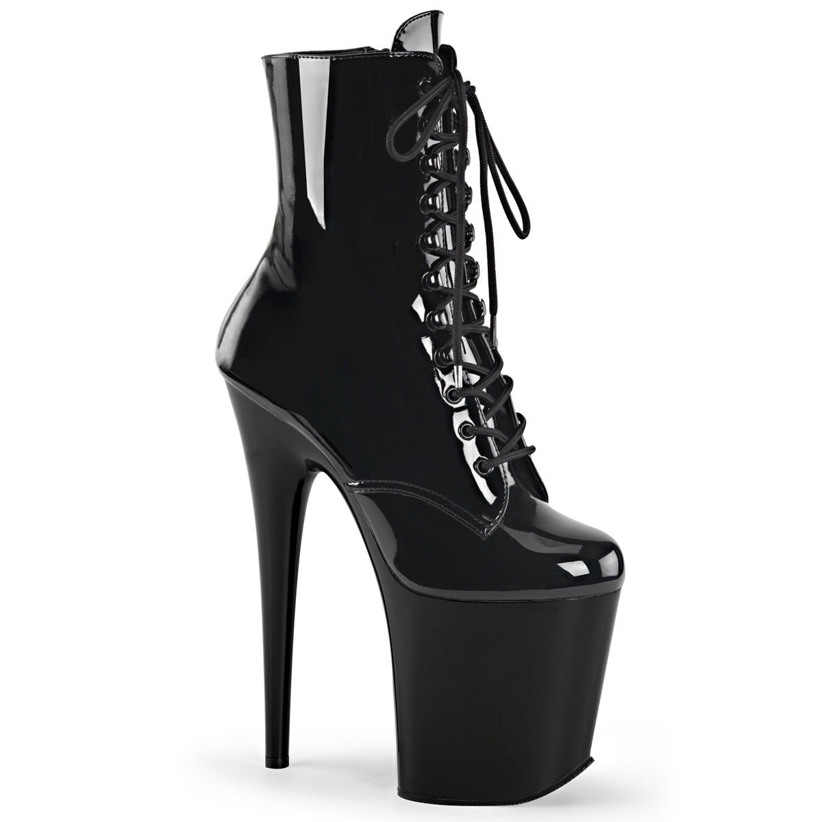 【PLEASER】FLAMINGO-1020 シューズ Blk Pat/Blk【取寄】