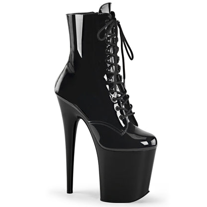 【PLEASER】FLAMINGO-1020 シューズ Blk Pat/Blk【取寄】