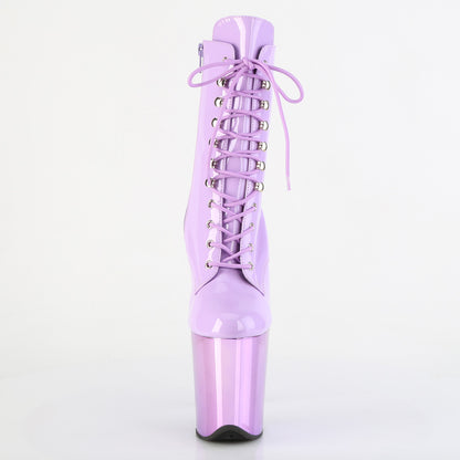 【PLEASER】FLAMINGO-1020 プラットフォームシューズ Lavender Pat/Lavender Chrome【取寄】