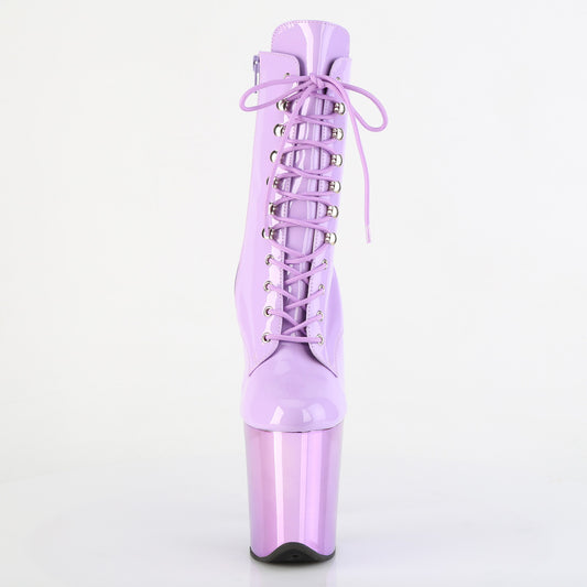 【PLEASER】FLAMINGO-1020 プラットフォームシューズ Lavender Pat/Lavender Chrome【取寄】