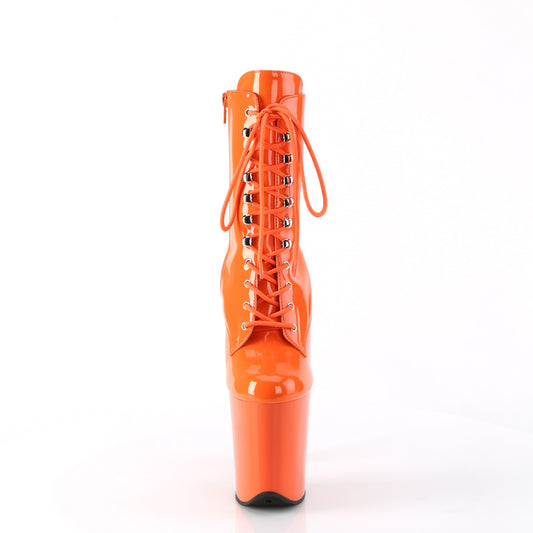 【PLEASER】FLAMINGO-1020 プラットフォームシューズ Orange Pat/Orange【取寄】