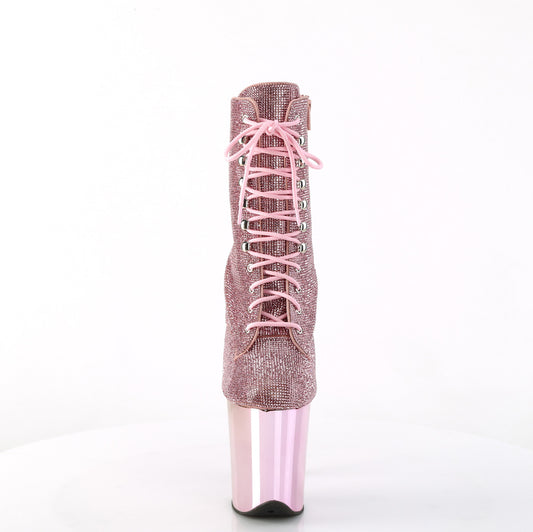 【PLEASER】FLAMINGO-1020CHRS プラットフォームシューズ B. Pink RS/B. Pink Chrome【取寄】