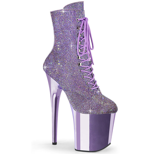 【PLEASER】FLAMINGO-1020CHRS プラットフォームシューズ Lavender Multi RS/Lavender Chrome【取寄】