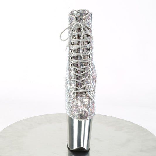 【PLEASER】FLAMINGO-1020CHRS プラットフォームシューズ Slv Multi RS/Slv Chrome【取寄】