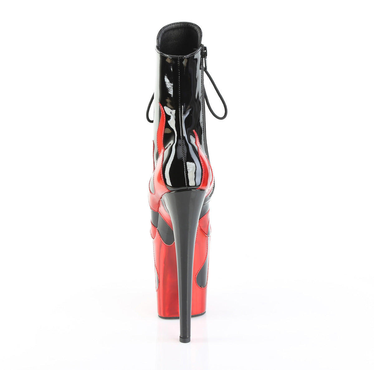 【PLEASER】FLAMINGO-1020FLM シューズ Blk Pat-Red Metallic Pu/Blk-Red Metallic Pu【取寄】