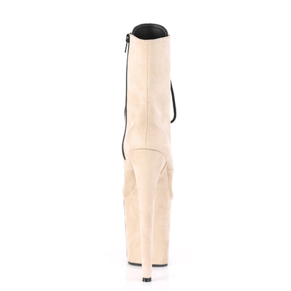 【PLEASER】FLAMINGO-1020FS シューズ Beige Faux Suede/Beige Faux Suede【取寄】