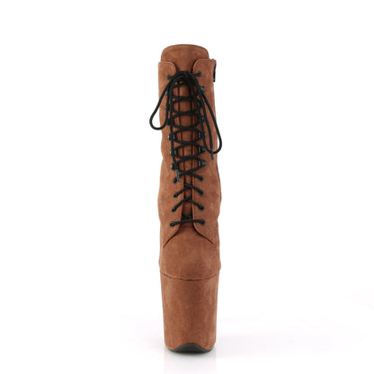 【PLEASER】FLAMINGO-1020FS シューズ Caramel Faux Suede/Caramel Faux Suede【取寄】
