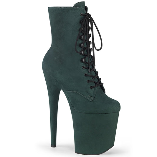 【PLEASER】FLAMINGO-1020FS プラットフォームシューズ Emerald Green F. Suede/Emerald Green F.Suede【取寄】