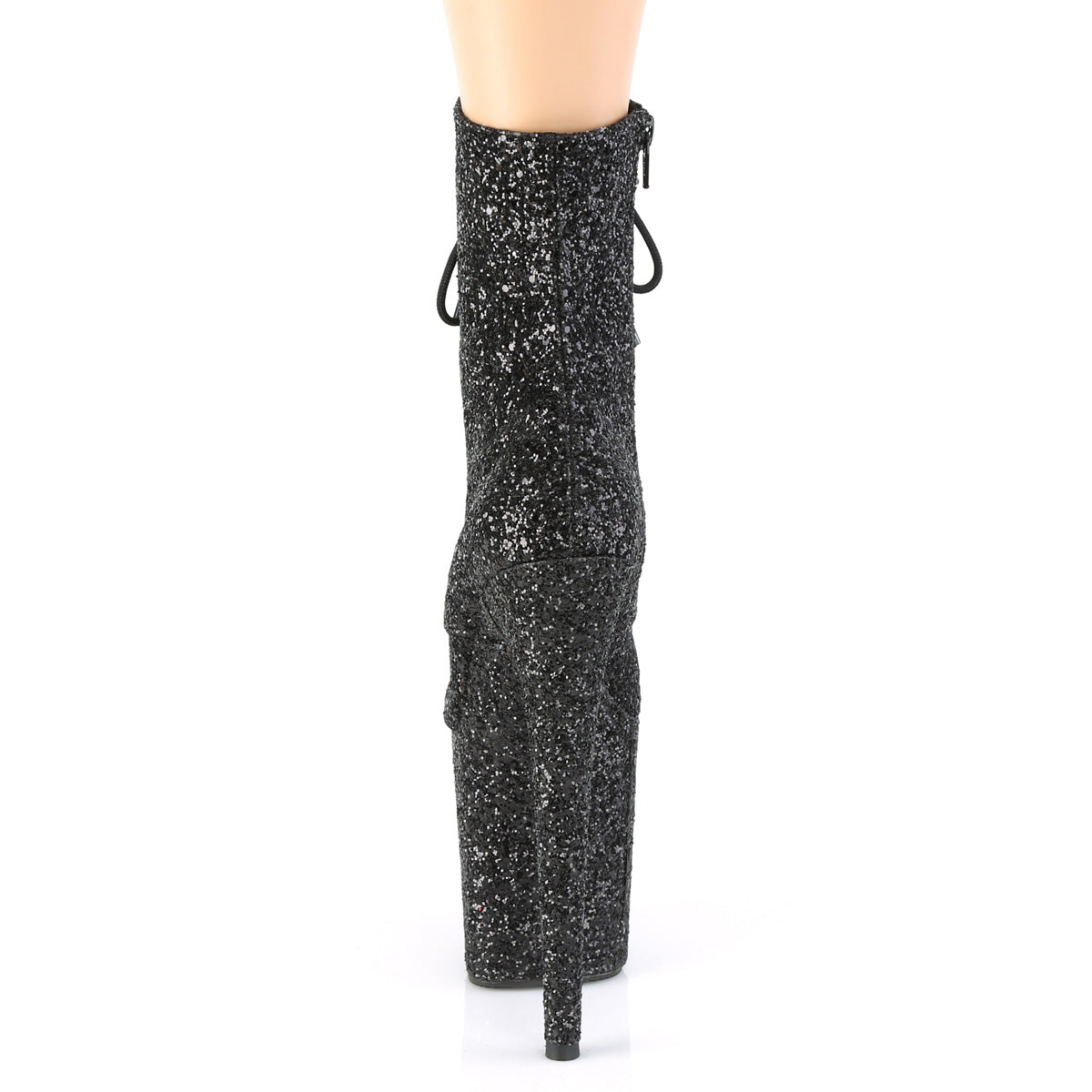 【PLEASER】FLAMINGO-1020GWR プラットフォームシューズ Blk Glitter/Blk Glitter【取寄】