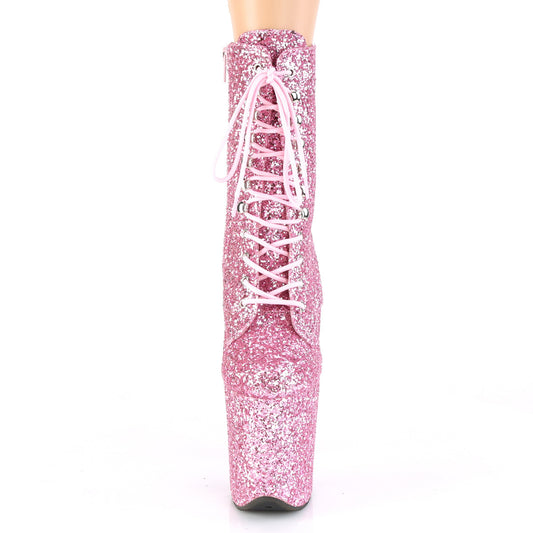 【PLEASER】FLAMINGO-1020GWR プラットフォームシューズ B. Pink Glitter/B. Pink Glitter【取寄】