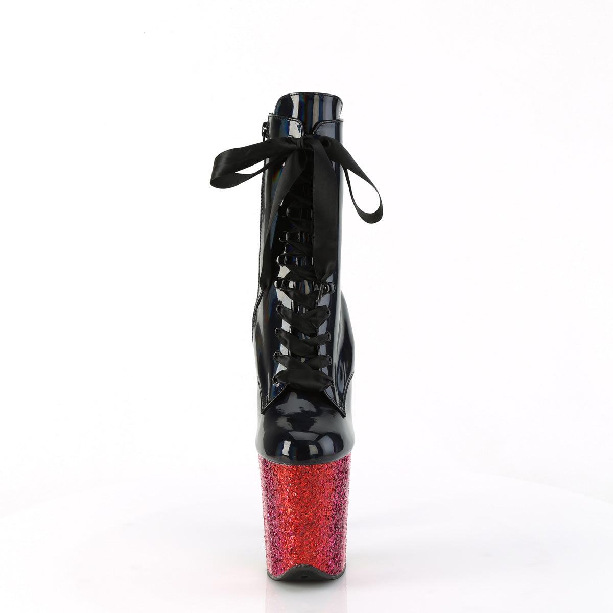 【PLEASER】FLAMINGO-1020HG シューズ Blk Holo Pat/Rainbow Glitter【取寄】