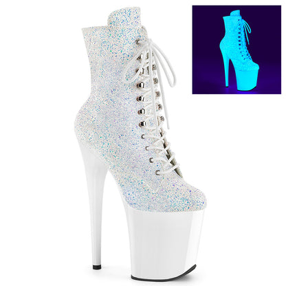 【PLEASER】FLAMINGO-1020LG シューズ Neon Wht Multi Glitter/Neon Wht【取寄】