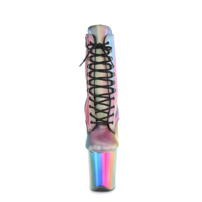 【PLEASER】FLAMINGO-1020RC シューズ Rainbow Reflective/Rainbow Chrome【取寄】