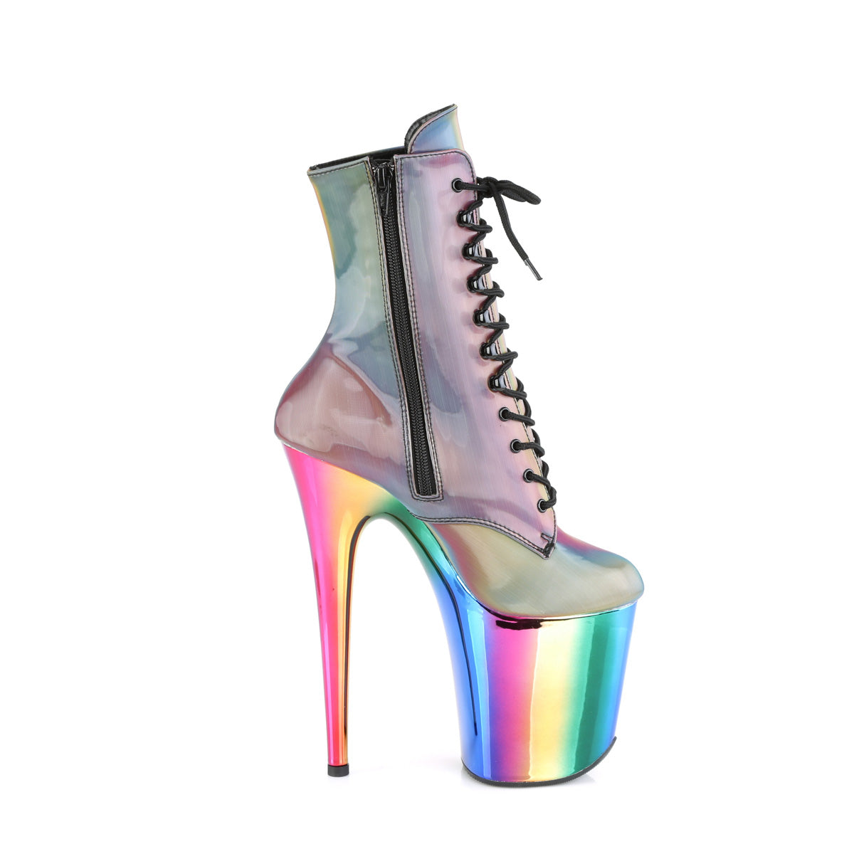 【PLEASER】FLAMINGO-1020RC シューズ Rainbow Reflective/Rainbow Chrome【取寄】
