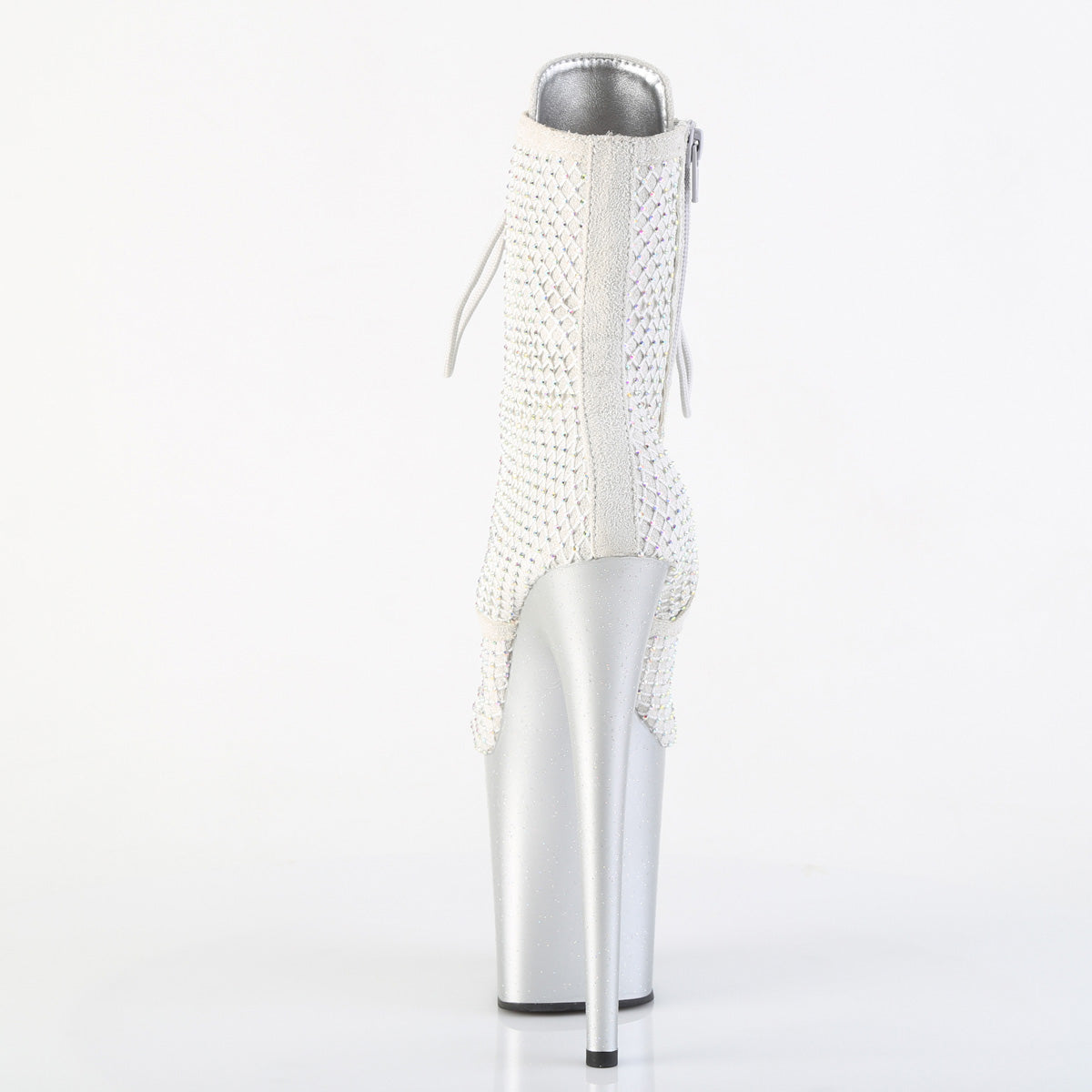 【PLEASER】FLAMINGO-1020RM シューズ Silver Faux Sude-RS Mesh/Slv Matte【取寄】