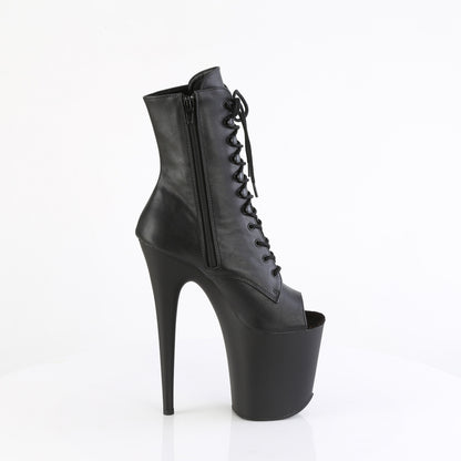 【PLEASER】FLAMINGO-1021 シューズ Blk Faux Leather/Blk Matte【取寄】