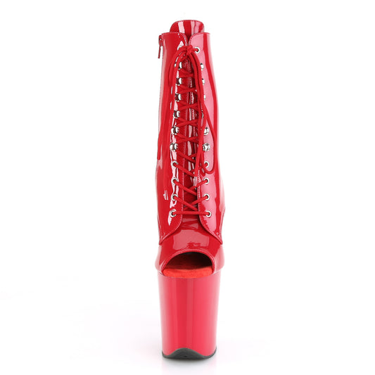 【PLEASER】FLAMINGO-1021 プラットフォームシューズ Red Pat/Red【取寄】