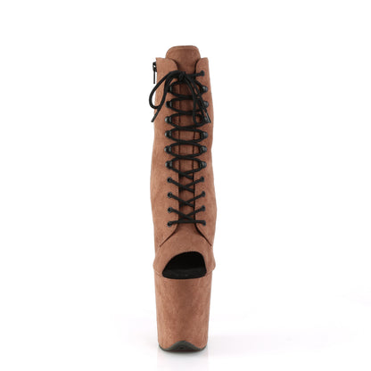 【PLEASER】FLAMINGO-1021FS シューズ Caramel Faux Suede/Caramel Faux Suede【取寄】