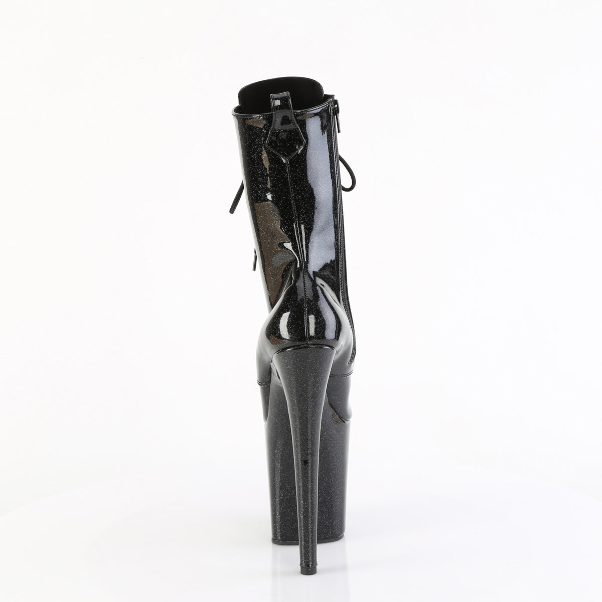 【PLEASER】FLAMINGO-1040GP プラットフォームシューズ Blk Glitter Pat/M【取寄】