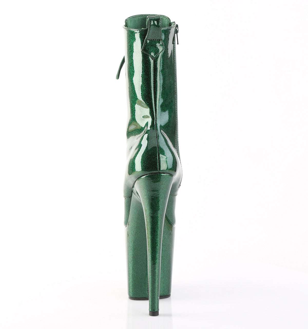 【PLEASER】FLAMINGO-1040GP プラットフォームシューズ Emerald Green Glitter Pat/M【取寄】