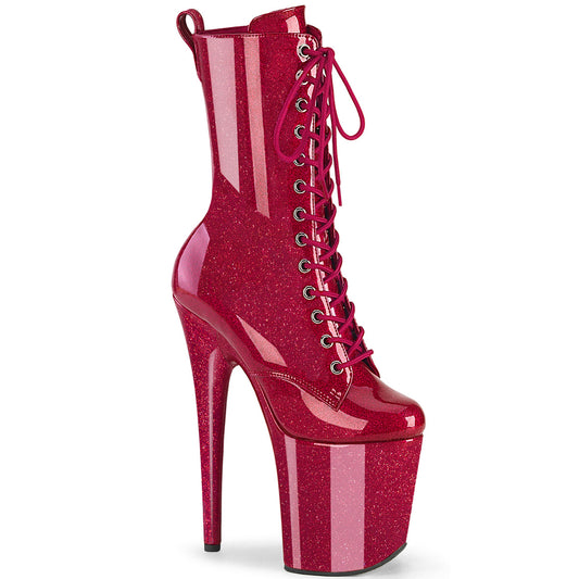 【PLEASER】FLAMINGO-1040GP プラットフォームシューズ Fuchsia Glitter Pat/M【取寄】