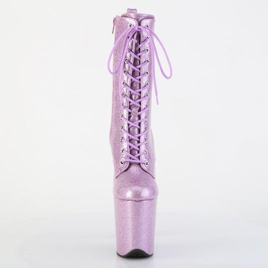 【PLEASER】FLAMINGO-1040GP シューズ Lilac Glitter Pat/M【取寄】