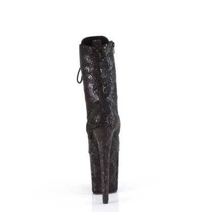 【PLEASER】FLAMINGO-1040SPF シューズ Blk Oil Slick Metallic Snake Print Fabric/M【取寄】