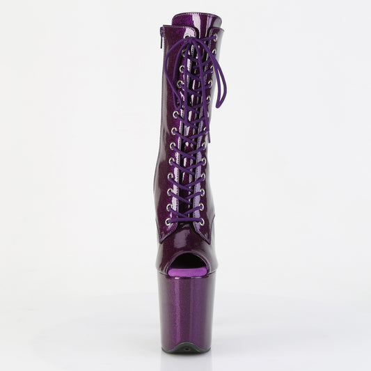 【PLEASER】FLAMINGO-1041GP シューズ Purple Glitter Pat/M【取寄】