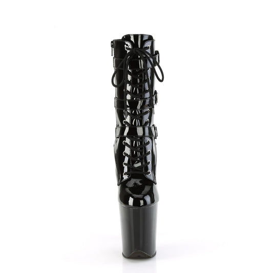 【PLEASER】FLAMINGO-1043 シューズ Blk Pat/Blk【取寄】