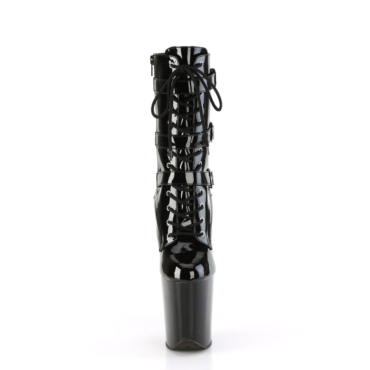 【PLEASER】FLAMINGO-1043 プラットフォームシューズ Blk Pat/Blk【取寄】