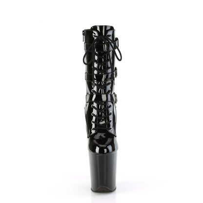 【PLEASER】FLAMINGO-1043 プラットフォームシューズ Blk Pat/Blk【取寄】