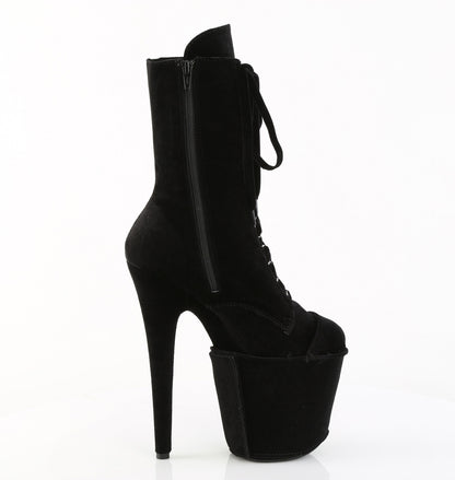 【PLEASER】FLAMINGO-1045VEL シューズ Blk Velvet/Blk Velvet【取寄】