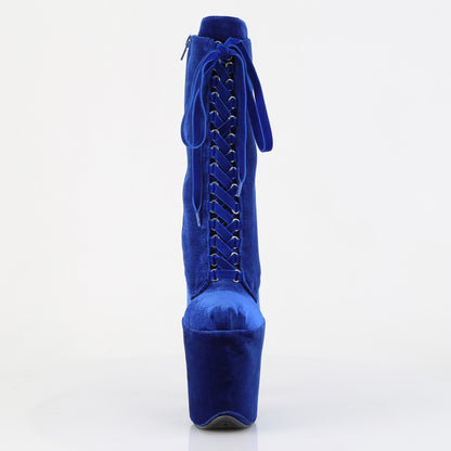 【PLEASER】FLAMINGO-1045VEL シューズ Navy Blue Velvet/Navy Blue Velvet【取寄】
