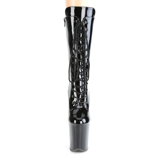 【PLEASER】FLAMINGO-1050 プラットフォームシューズ Blk Pat/Blk【取寄】