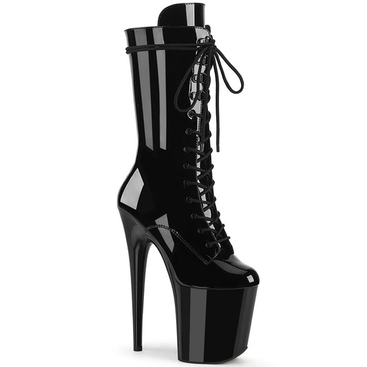 【PLEASER】FLAMINGO-1050 シューズ Blk Pat/Blk【取寄】