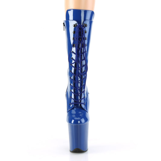 【PLEASER】FLAMINGO-1050 プラットフォームシューズ Royal Blue Pat/Royal Blue【取寄】