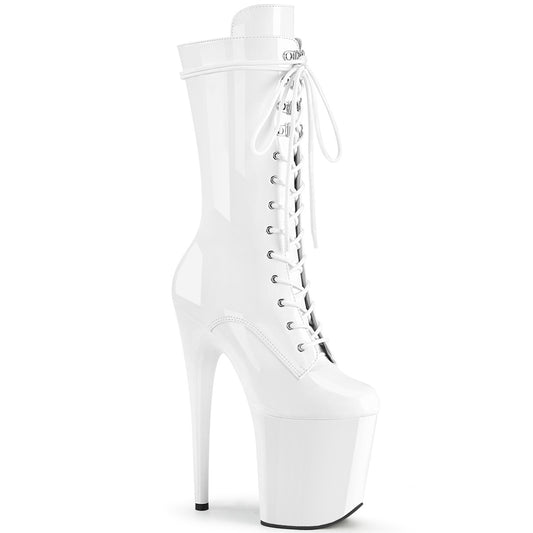 【PLEASER】FLAMINGO-1050 シューズ Wht Pat/Wht【取寄】