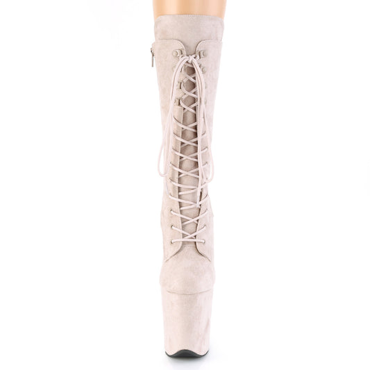 【PLEASER】FLAMINGO-1050FS シューズ Nude Faux Suede/Nude Faux Suede【取寄】