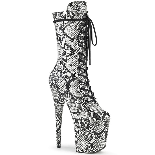 【PLEASER】FLAMINGO-1050SP シューズ Blk-Wht Snake Print/Blk-Wht Snake Print【取寄】