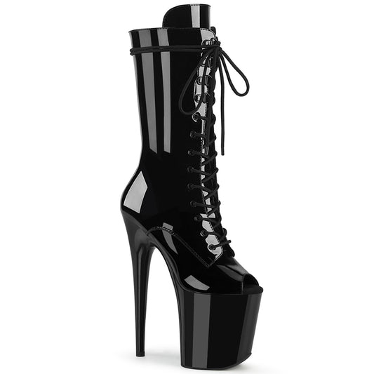 【PLEASER】FLAMINGO-1051 シューズ Blk Pat/Blk【取寄】