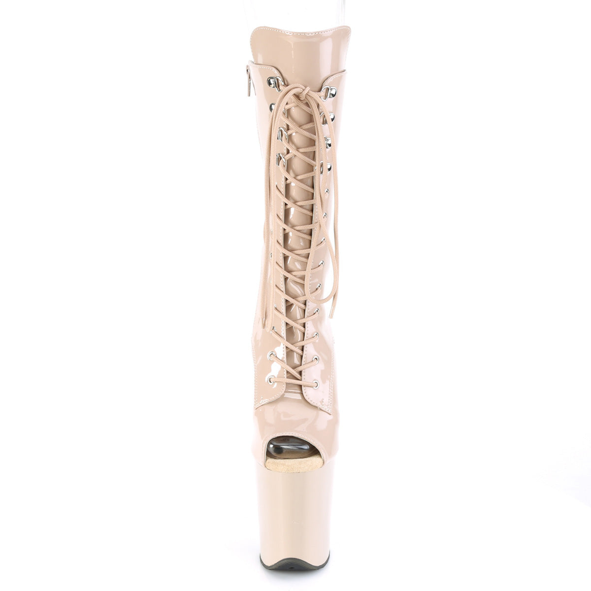 【PLEASER】FLAMINGO-1051 シューズ Nude Pat/Nude【取寄】
