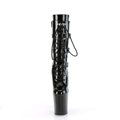 【PLEASER】FLAMINGO-1053 シューズ Blk Pat/Blk【取寄】