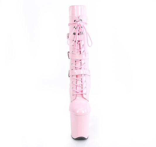 【PLEASER】FLAMINGO-1053 プラットフォームシューズ B. Pink Pat/B. Pink【取寄】