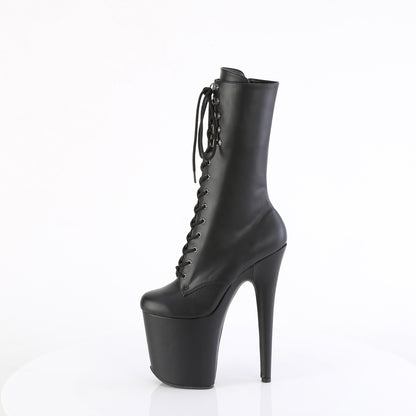 【PLEASER】FLAMINGO-1054 シューズ Blk Faux Leather/Blk Matte【取寄】