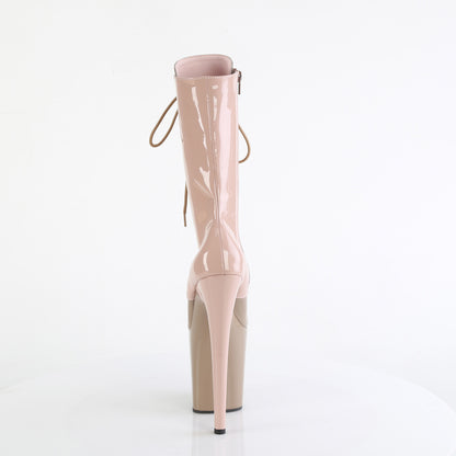 【PLEASER】FLAMINGO-1054DC プラットフォームシューズ Dusty Pink-Sand Pat/Dusty Pink-Sand【取寄】