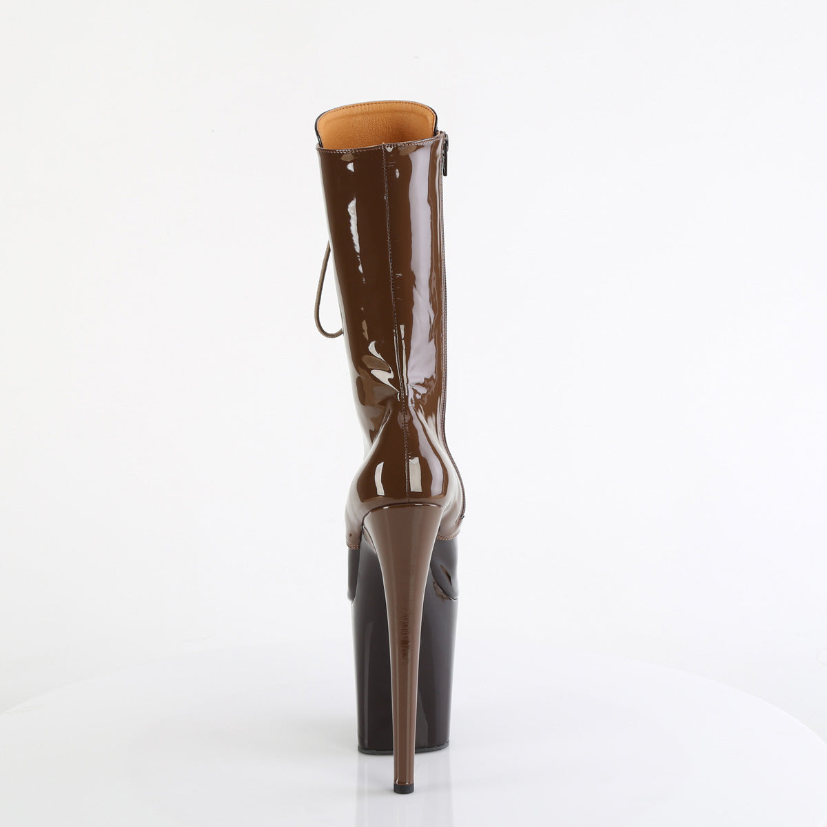 【PLEASER】FLAMINGO-1054DC プラットフォームシューズ Mocha-Coffee Pat/Mocha Coffee【取寄】